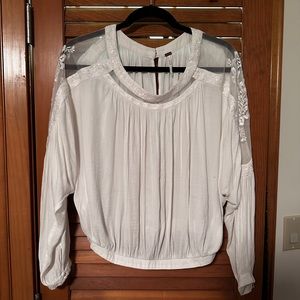 Free people embroidered top